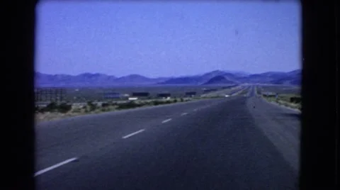 1966: a road trip is seen CATALINA, CALIFORNIA Stock Footage
