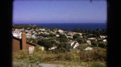 1966: a vast mountain area is seen CATALINA, CALIFORNIA Stock Footage