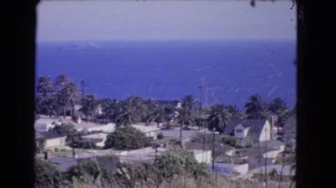 1966: water close up is seen CATALINA, CALIFORNIA Stock Footage