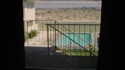 1966: we filmed our trip in eu, this is a short video of the street in germany Stock Footage