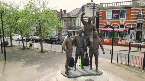 1966 WORLD CUP STATUE 20 Stock Footage 336558801