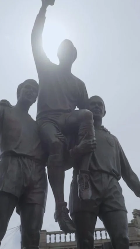 1966 WORLD CUP STATUE 9 VERTICAL - (9x16) Stock Footage 336558771