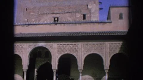 1966:SPAIN. Another Old Building With Different Architecture On Our Visit To The Fotos de archivo