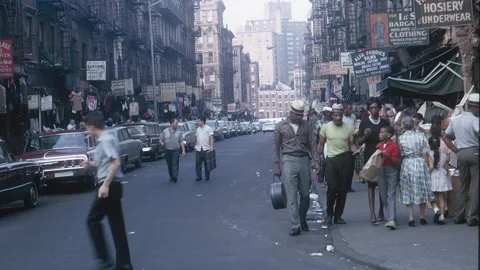 African American Family Shopping Stock Video Footage 