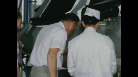1967-Apollo 1 / Accident / Commando Module / Examination / 1967 Stock Footage 77891769