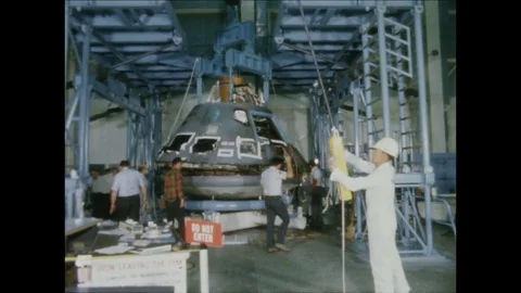 1967-Apollo 1 / Accident / Commando Module / Examination / 1967 Stock Footage 77891786