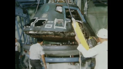 1967-Apollo 1 / Accident / Commando Module / Examination / 1967 Stock Footage 77891790