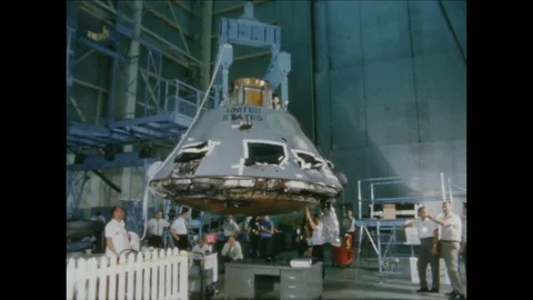 1967-Apollo 1 / Accident / Commando Module / Examination / 1967 Stock Footage 77891796