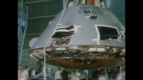 1967-Apollo 1 / Accident / Commando Module / Examination / 1967 Stock Footage 77891801