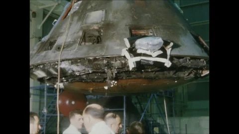 1967-Apollo 1 / Accident / Commando Module / Examination / 1967 Stock Footage 77891802
