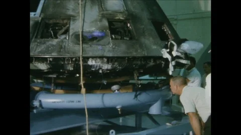 1967-Apollo 1 / Accident / Commando Module / Examination / 1967 Stock Footage 77891812
