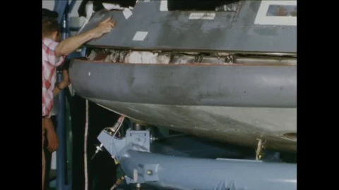 1967-Apollo 1 / Accident / Commando Module / Examination / 1967 Stock Footage 77891823