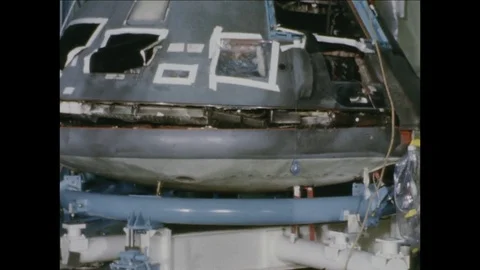 1967-Apollo 1 / Accident / Commando Module / Examination / 1967 Stock Footage 77891828