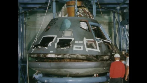 1967-Apollo 1 / Accident / Commando Module / Examination / 1967 Stock Footage 77891829