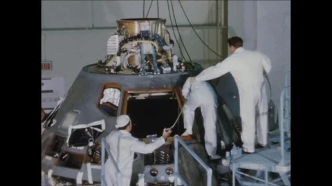 1967-Apollo 1 / Accident / Commando Module / 1967 Stock Footage 77892060