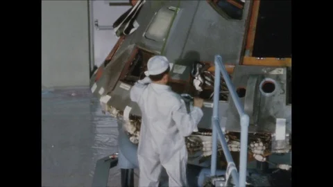 1967-Apollo 1 / Accident / Commando Module / 1967 Stock Footage 77892065