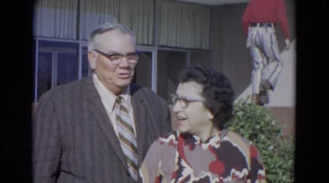 1967: couple is seen walking happily LINCOLN, NEBRASKA Stock Footage