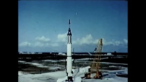 1967 - The first monkey ever sent into space is now seen living at Washington 스톡 동영상 86037227