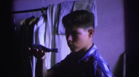 1967: kid is seen BRAZIL Stock Footage