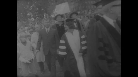 1967-Lady Bird Johnson / Tribute / Williams College / USA / 1967 Stock Footage