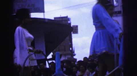 1967: parade is seen BRAZIL Stock Footage
