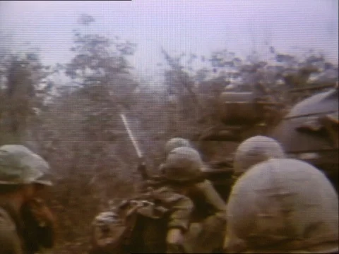 1967-Patrolling / Vietnam War / Vietnam ... | Stock Video | Pond5