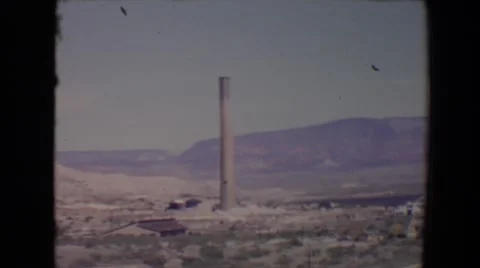 1967: vast mountain area is seen TUCSON, ARIZONA Stock Footage