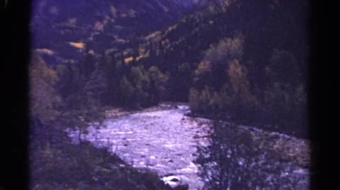 1967: water area is seen COLORADO Stock Footage