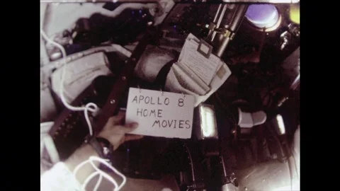 1968-Apollo 8 / NASA / Crew / Private Footage / 1968 스톡 동영상 77809730