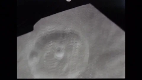 1968-Apollo 8 / NASA / Moon's Surface / 1968 Stock Footage