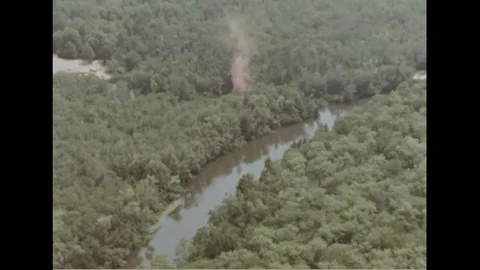 1968 - Forward Air Controllers bomb a target. Stock Footage 107738357