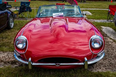 1968 Jaguar XKE E-Type Convertible Stock Photos