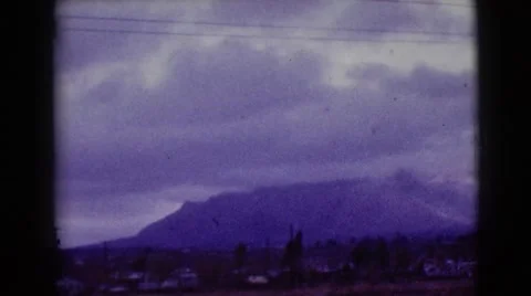 1968: Storm Threatens to Close Down Mountain for Skiing and Recreation. 스톡 동영상 68208783
