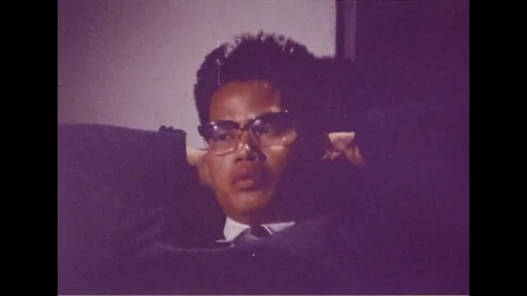 1968 - Three former Viet Cong members, two men and a woman, are interviewed Stock Footage 129055052
