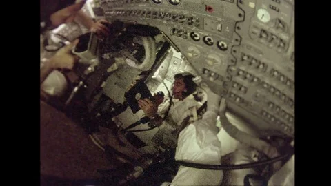 1969-Apollo 10 / NASA / Crew / 1969 Stock Footage