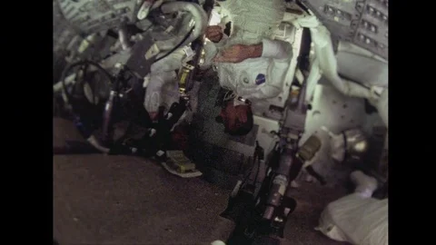 1969-Apollo 10 / NASA / Crew / 1969 Stock Footage