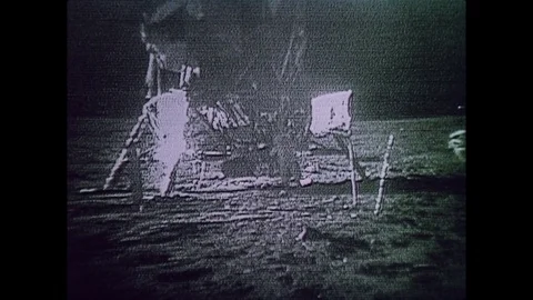 1969-Apollo 11 / Lunar Landing / NASA / 1969 Stock Footage