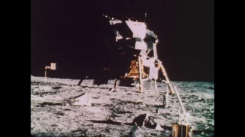 1969-Apollo 11 / Lunar Landing / Photography / 1969 Stock Footage