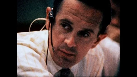 1969-Apollo 11 / Mission Control Center / 1969 Stock Footage