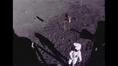 1969-Apollo 11 / NASA / Lunar Landing / Spaceman / 1969 Stock Footage