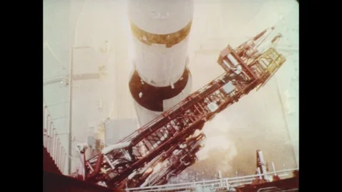 1969-Apollo 11 / Rocket Launch / Kennedy Space Center / USA / Jul 16, 1969 Stock Footage