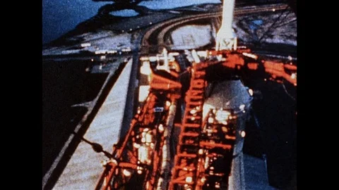 1969-Apollo 11 / Starting / Cape Canaveral / 1969 Stock Footage