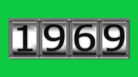 1969 on billboard Stock Footage 10598959