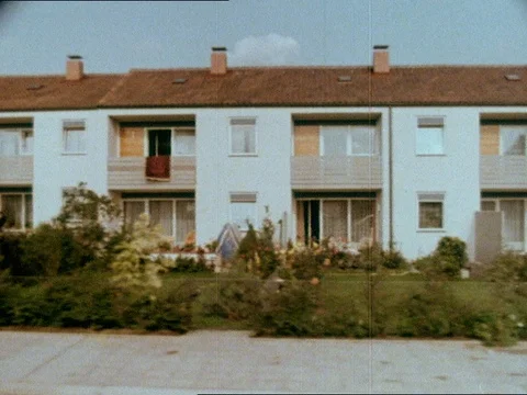 1969-Development / Settlement / Germany / 1960-1969 Stock Footage