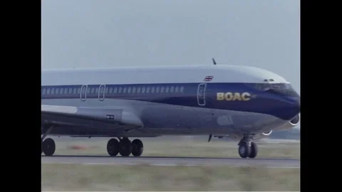 1969-John F. Kennedy International Airport / USA / 1960 - 1969 Stock Footage