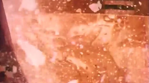 1969 launch of Apollo 11 astronauts N.Armstrong, B. Aldrin, M. Collins to th Video stock 236663627