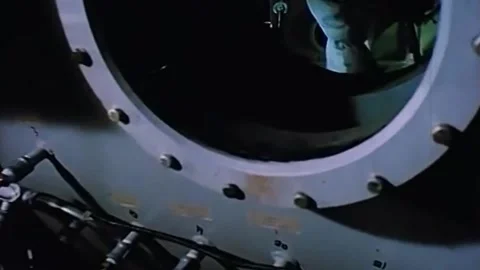 1969 launch of Apollo 11 astronauts N.Armstrong, B. Aldrin, M. Collins to th 動画素材 236663769
