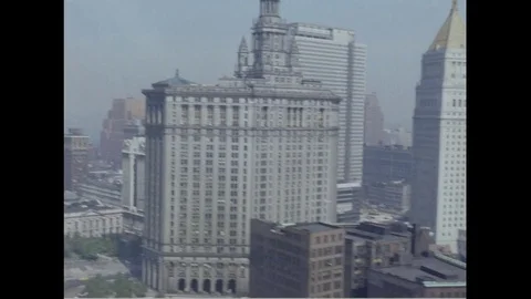 1969-Lower Manhattan / New York City / USA / 1960 - 1969 Stock Footage