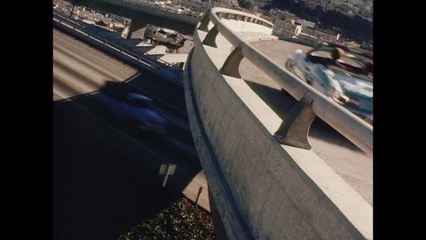 1969-Motorway / USA / 1960 - 1969 Stock Footage