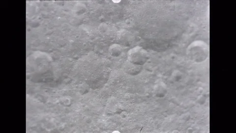1969 NASA APOLLO 11: medium moon surface &amp; craters from space Vídeos de archivo 78006011